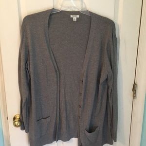 Old navy gray long sleeve cardigan